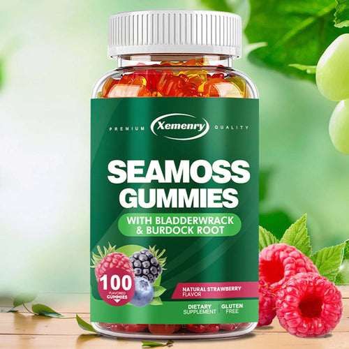 SEEMOOS - Enthält Klettenwurzel und Blasentang zur Verbesserung der Darmgesundheit und Immunität - 100 Gummibärchen