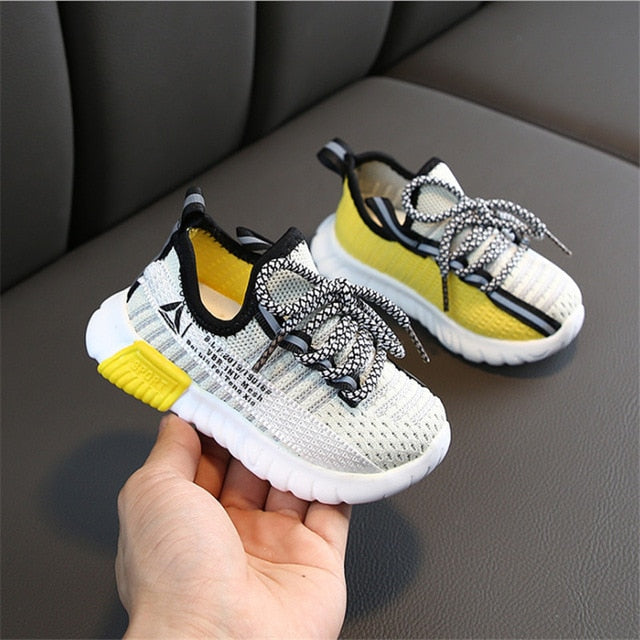 Children Sneakers Boys Girls Sport Shoes Breathable Infant Soft Bottom Non-slip Flat Casual Kids Autumn Spring Summer Shoes