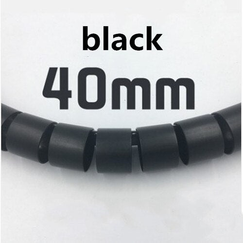 5 Meters 16FT Cable Management Protector Wire Wrap Cord Tidy Organizer Tube Hider Flexible Expandable Home Office Wire Concealer