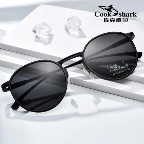 Cookshark Sonnenbrillen für Herren und Damen polarisiert, modische Retro-Fahrbrille