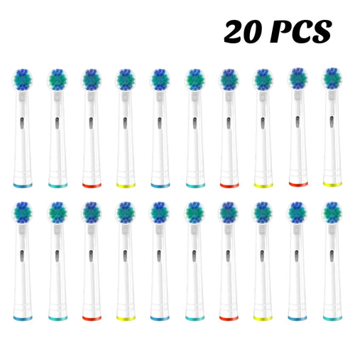 20 Stück/Los Elektrische Zahnbürstenköpfe für Oral B Sensitive Ersatzbürstenköpfe D25 D30 D32 D18 4739 3709 4728 D4510 D12013
