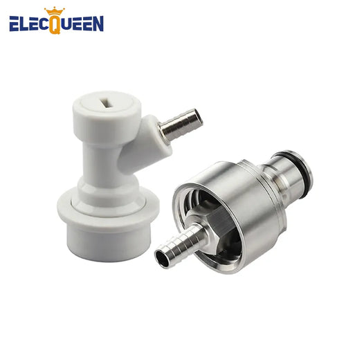 Beer Brewing Carbonation Cap with 5/16" Barb Ball Lock Disconnect Set,Fit Cola Soda Beer and Most of Soft Dring Pet Bottles