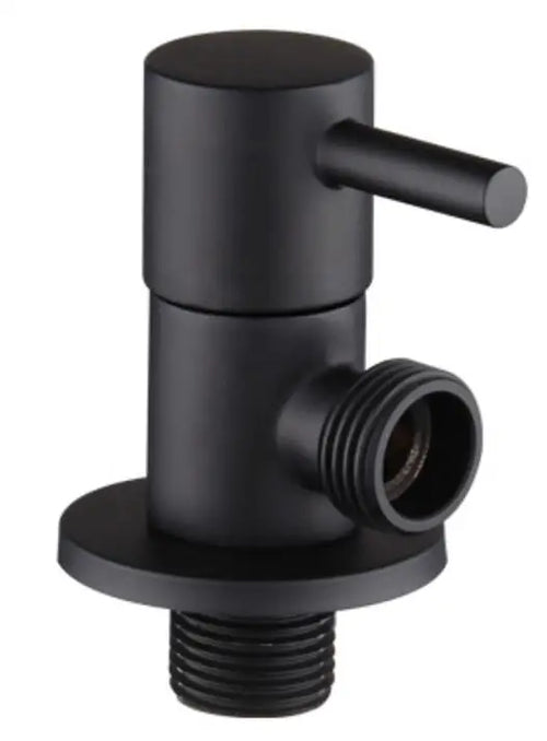 Messing Kupfer Sanitärventil Wandanschluss Stecker G1/2" Schwarz Armaturen Dusche Messing Eckventil Bad Badezimmer Zubehör AG888