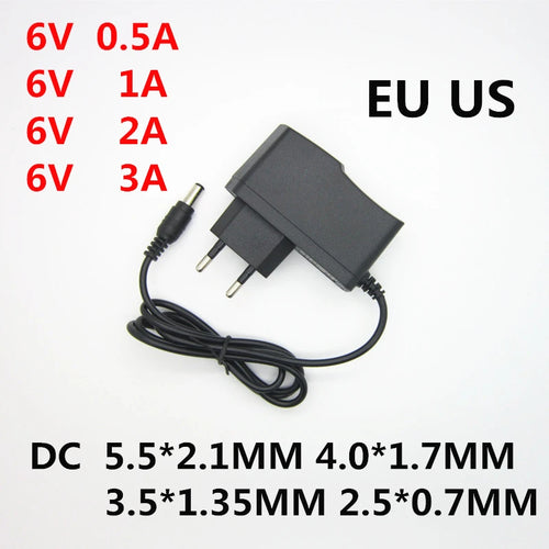 AC 110-240V zu DC 6V 0,5A 1A 2A 3A Universal Schaltnetzteil Adapter Ladegerät 6 V Volt für Omron Blutdruckmessgerät M2 M3
