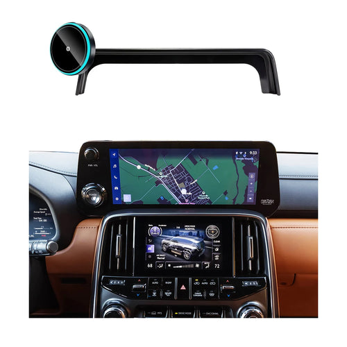 For Lexus LX600 LX700 2022-2025 2026 Car Phone Holder Screen Fixed Clip Wireless Charger Phone Mount Qi Car Phone Charger Mount