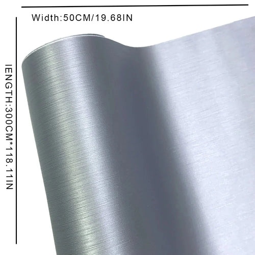 The Brushed | Aluminum Vinyl Car Wrap Decals (Waterproof & Bubble-Free)