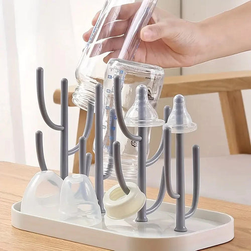 Baby Flaschenbaum-förmiges Abtropfgestell, staubdichter Babyflaschenhalter, Tassen-Abtropfgestell Ostergeschenk