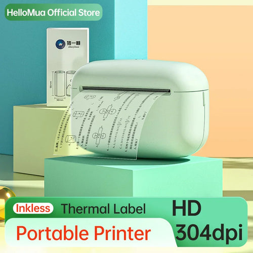 Mini tragbarer Thermo-Etikettendrucker Notiz-Foto Bluetooth Taschen-Tintenlos-Papier Selbstklebender Aufkleberhersteller 57mm Android IOS