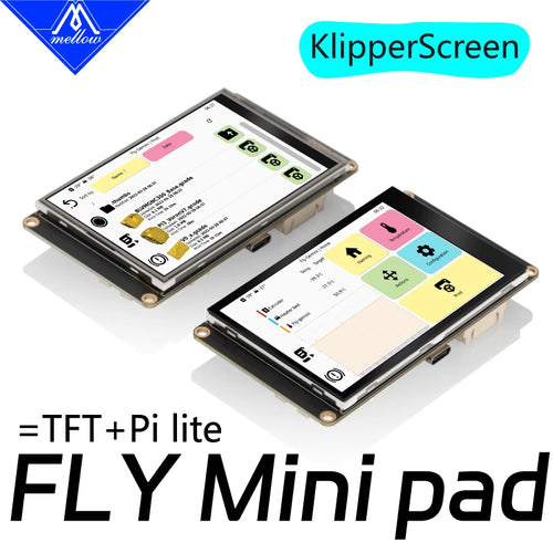 Mellow Fly Mini Pad Resistive / Capacitive Touch Screen Klipper 3,5 Zoll Display H3 Chip Für DIY VzBoT Voron Ender 3 3D Drucker