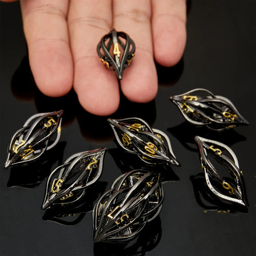 D&D Würfel-Set, Rollenspiel-Würfel, DND, handgefertigte scharfe Würfel, Schachbrett-Spielzubehör, D20, D12, D10, D8, D6, D4 Weihnachtsgeschenke