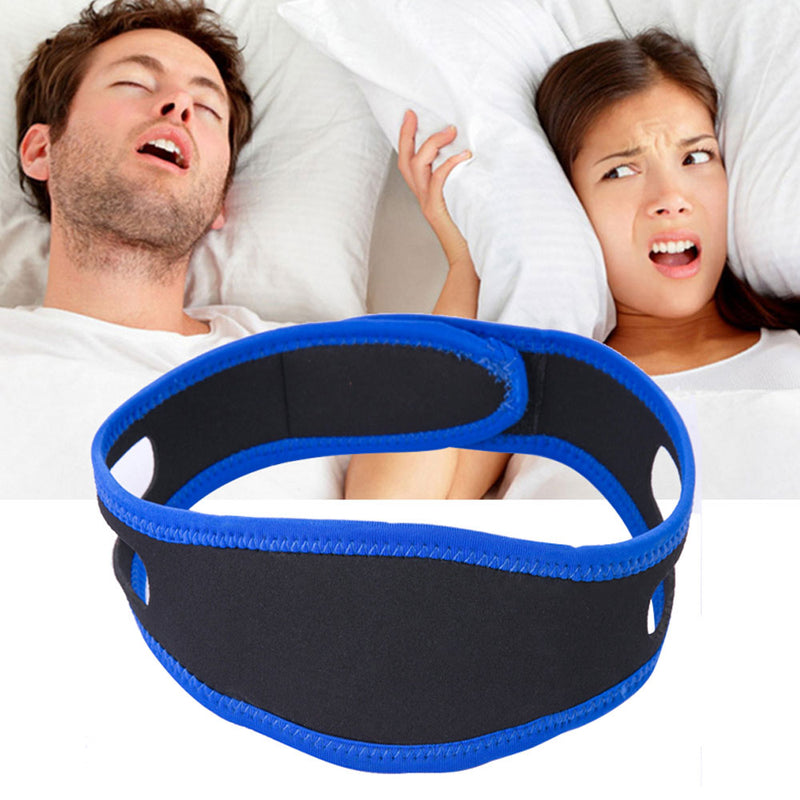 Tcare 1Piece Snoring Chin Strap Adjustable Anti Snore Chin Strap Support Stop Snoring- Natural and Instant Snore Relief Jaw Belt