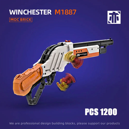 The Gunsmith's Chronicle | 1,200-Piece Winchester M1887 Lever-Action Building Set