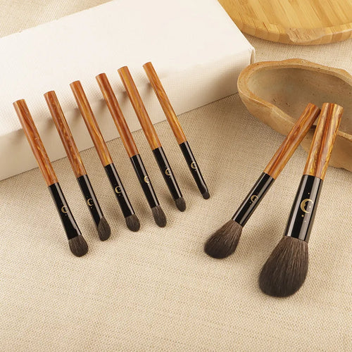 New animal hair 8 makeup brush set brush resin handle maquillaje Powder nose shadow eye shadow brush,maquillage makeup products