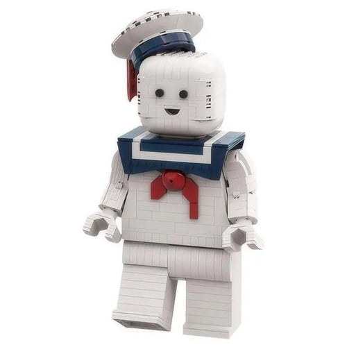 MOC Film Neu Weiß Stay Puft Marshmallow Man Bausteine Set Für Ghostbustered Geisterjagdteam Bausteine Spielzeug Kinder Geschenk