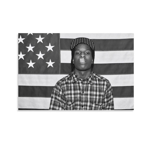 The Rakim Mayers | Inspirational Rap Art Flag for Creative Spaces