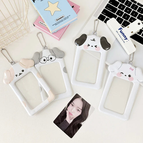 1 STÜCK 3 Zoll Fotokartenhalter Kawaii Kpop Fotokartenhalter Schlüsselanhänger Ins Idol Fotokartenschutz Fotohüllen Buskartenhülle