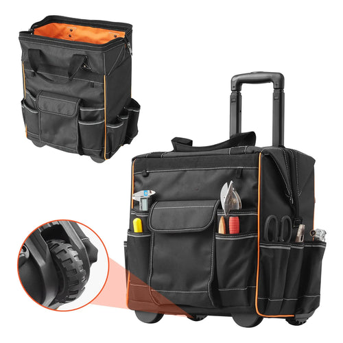 The Mobile Arsenal | 110Lbs Rolling Tool Organizer — 25-Pocket Pro-Grade Mobile Workshop