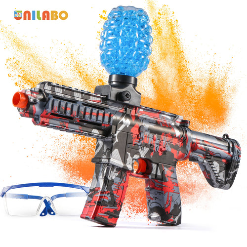 M416 Elektrische Ball Blaster Spielzeugpistole - High-Speed, Metallic-Finish, wiederaufladbar - Halloween Thanksgiving Geschenk (Kugeln ausgeschlossen)