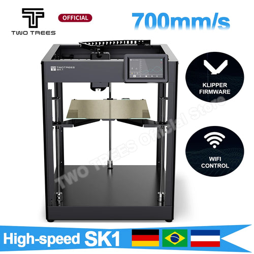 TwoTrees SK1 Hochgeschwindigkeits-3D-Drucker FDM 700 mm/s mit automatischer Nivellierung, Farb-Touchscreen, 300 °C Direktextruder, Core-XY-Drucker