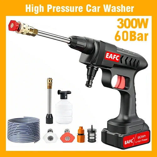 The Mobile Pressure | 300W 60Bar Wireless High Pressure Car Wash Gun