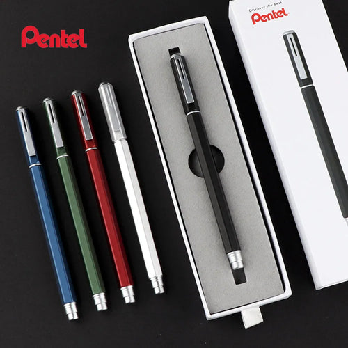 Neu Original 1 Stk. Pentel Gelschreiber 0,5mm BLN665 Metallnadelspitze Bürosignaturstift Schülerprüfung mit schnelltrocknendem Wasserstift