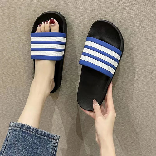 Smile New Women's Home Slippers Indoor Non-slip Bathroom Slippers Outdoor Swimming Slippers Soft Beach Slippers For Women