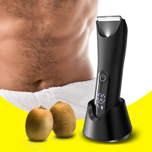 The Ballber Pro Elektrischer Trimmer für den Intimbereich und Körperhaare für Männer – Herren-Bodygroomer-Set für den Intimbereich – Rasierer für schwer erreichbare Stellen