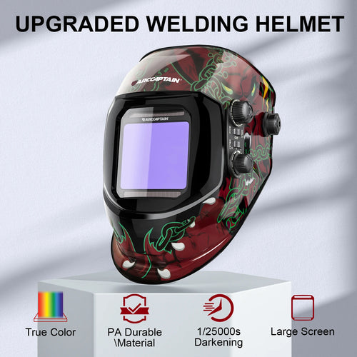 The Arc Sentinel | ARCCAPTAIN 4-Sensor Auto-Darkening Welding Helmet