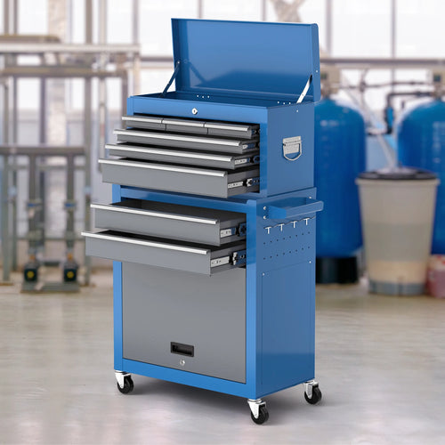 The Rolling Foundry | 8-Drawer Heavy-Duty Rolling Steel Tool Chest