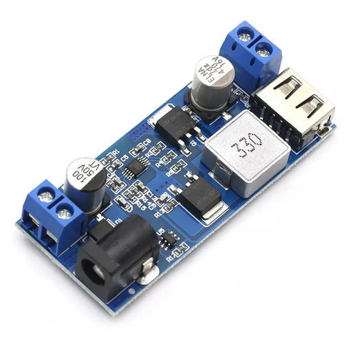 DC-DC 24V/12V auf 5V 5A Abwärtswandler-Lademodul USB Buck Step-Down-Wandlermodul Abwärts-Netzteilmodul für Telefon