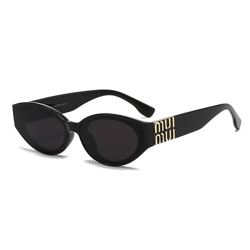 Glasses Stylish Fashion Designer Women Men Sunglasses Cute Oval Trending Shades Unisex Glamour Eyewear UV400