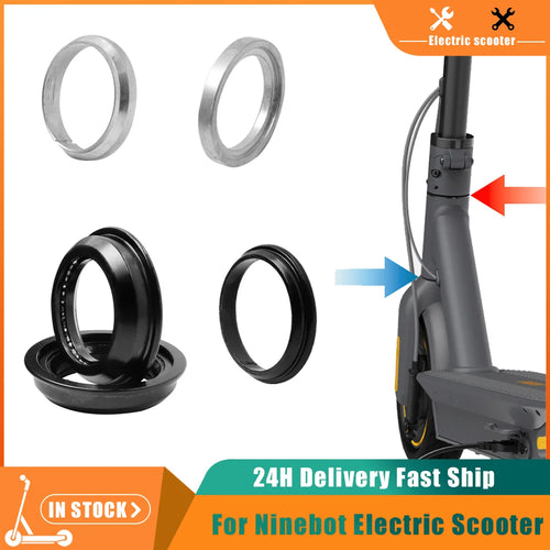 Replace Front Fork Bearing Bowl Rotating Part For ninebot MAX G30 Electric Scooter Upper/Lower Circling Steering Set Accessory