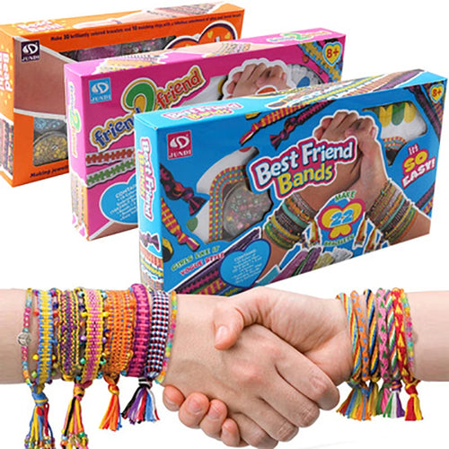 DIY-Armband-Set für Mädchen, Schmuck-Bastelset, Kunsthandwerk für Kinder, Freundschafts-Bastelset für 5-12-jährige Mädchen, Spielzeuggeschenk