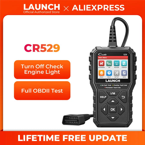 The Dashboard Translator | LAUNCH Creader 529 OBD2 Scanner with ABS & SRS