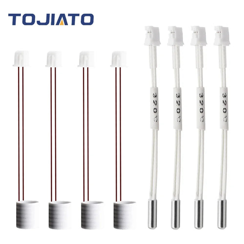 2/6/10 Stück Keramik-Heizrohr Thermistor-Kartuschensensor für Creality K1/K1 Max Hochgeschwindigkeitsdruck 24V60W Heizrohr