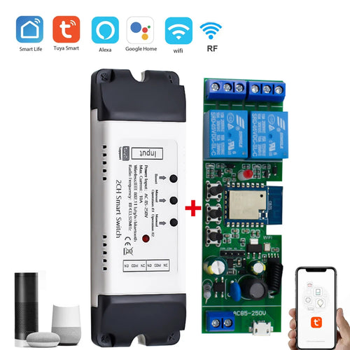 Tuya WiFi Smart Garagentoröffner-Schalter Schiebetor-Steuerung kompatibel mit Alexa Echo Google Home SmartLife APP Fernbedienung