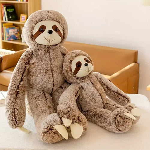Faultier-Stofftiere, braune Faultierpuppe, Kawaii-Plüsch für Kleinkinder, weiche, niedliche, flauschige Plüschtiere als Valentinstags- und Ostergeschenke