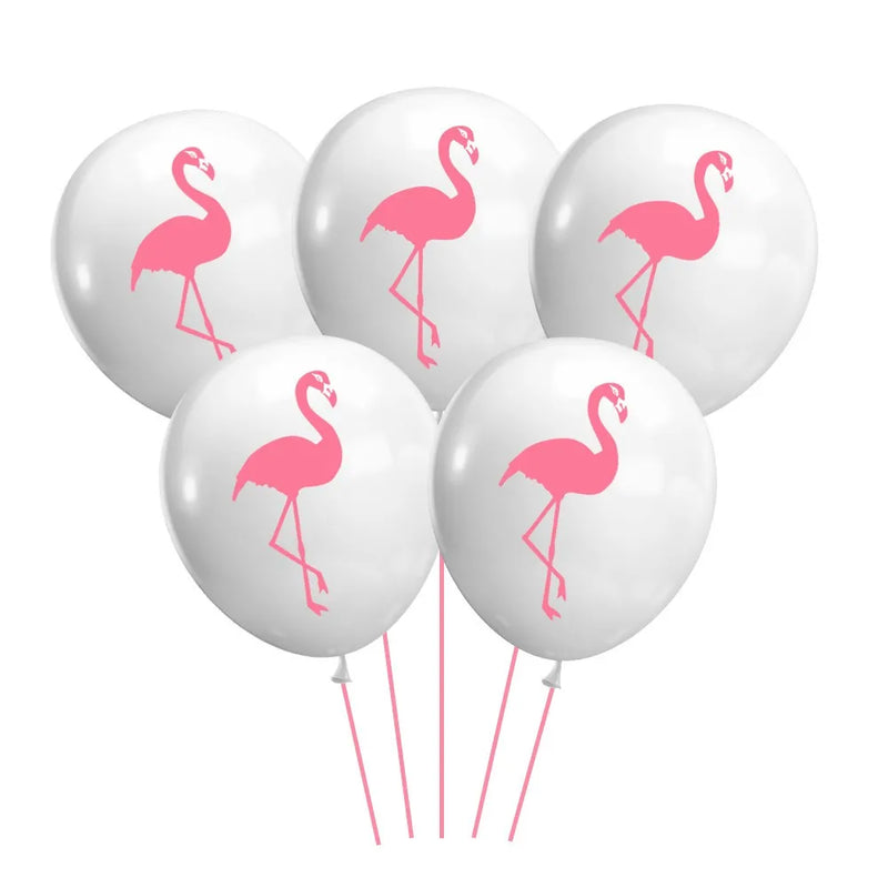 1set Pink Flamingo Balloon Rose Gold Baloon Birthday Party Decorations Kids Adult Pineapple Palm Latex Balloons Wedding Decor