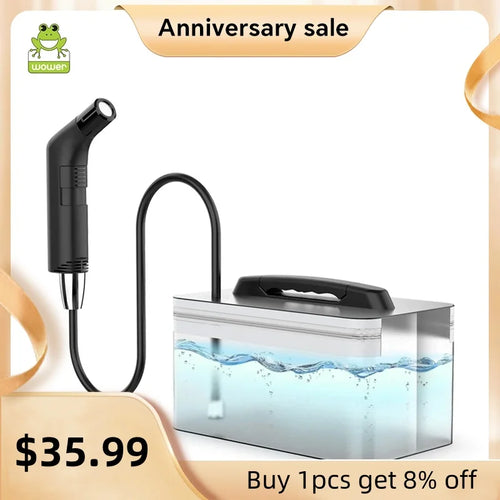 Wower Portable Electric Bidet for Personal Hygiene Cleaning 2.3L Shattaf Rechargeable Travel Camping Bidet Shower Sprayer