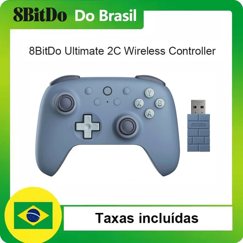 8Bitdo Ultimate 2C Wireless Controller for Windows PC and Android, with 1000Hz Polling Rate, Hall Effect Joysticks Gamepad