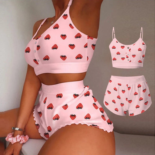 The Sunday Print | Camisole and Shorts Lounge Set for Women