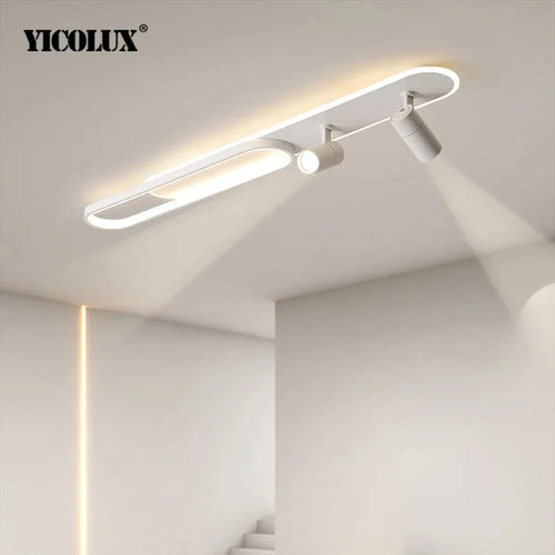 Moderne LED-Kronleuchter mit Spotlights, Innenbeleuchtung für Wohnzimmer, Esszimmer, Arbeitszimmer, Schlafzimmer, Küche, Heimleuchten, Weiß, Schwarz, Gold