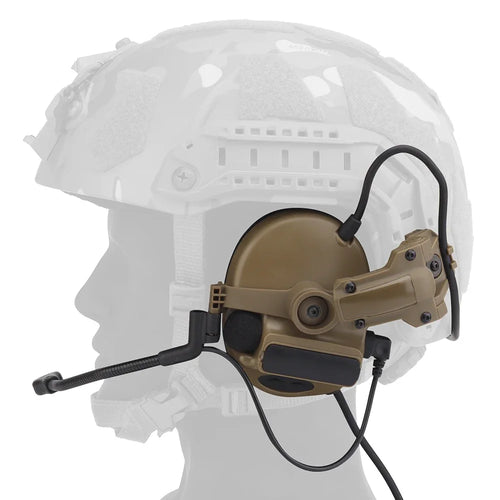 COM TAC Gen 5th Abnehmbarer Kopfbügel Taktisches Headset (Kein Gehörschutz) /OPS Fast Helm ARC Rail Adapter für Com-Tac II III C4 C5 C6