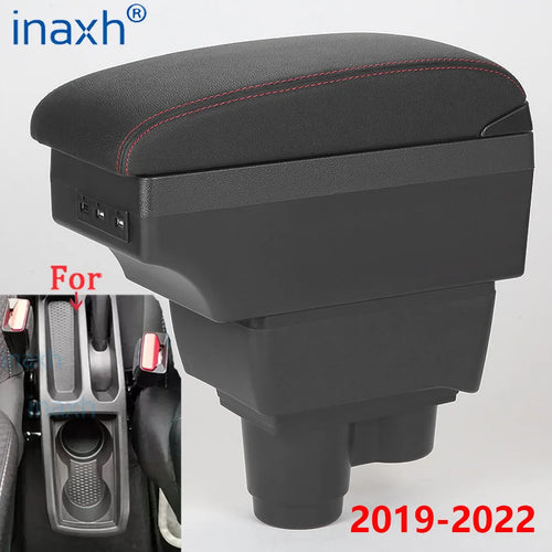 Für Renault Duster Armlehne Für Dacia Duster Armlehnenbox 2019-2022 Mittelkonsole Aufbewahrungsbox Dekorationszubehör Leder
