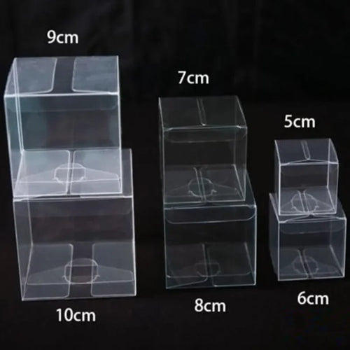 PVC Klare Transparente Süßigkeiten Geschenkbox Geburtstag Hochzeitsgeschenkhalter Schokoladen-Süßigkeitenboxen Event Süßigkeitenbeutel / Schmuck