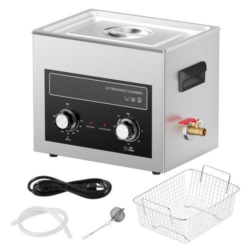 AeroSonic Pro Commercial Ultrasonic Cleaner | 40kHz Cavitation, 0-110°C Heater & Digital Timer (2L-30L)