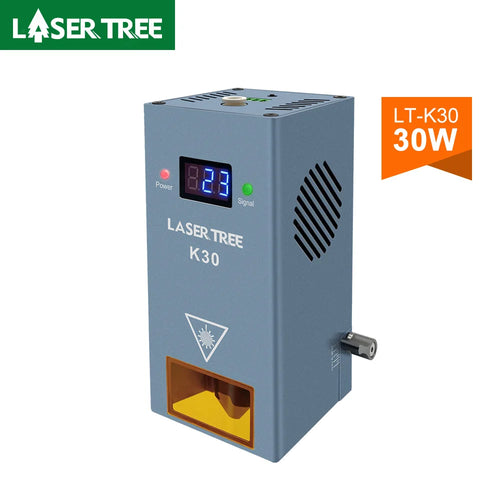 LASER TREE 5W 10W 20W 30W mit Luftunterstützung Laserkopf 450nm TTL Blaulichtmodul für CNC-Gravur und -Schneiden Holzbearbeitungswerkzeuge