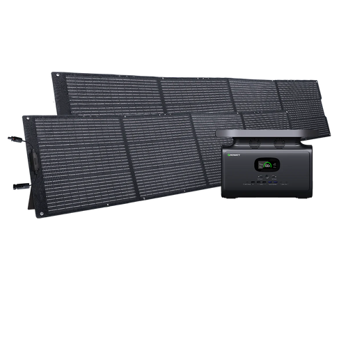 Growatt INFINITY 1500 + 200W tragbares Solarpanel