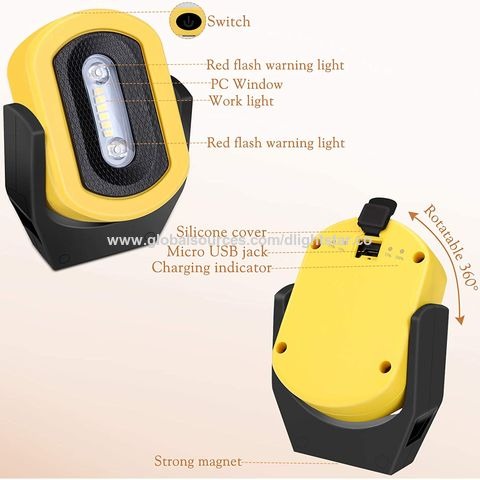 Multi-function rechargeable led work light, inspection work lamp portable