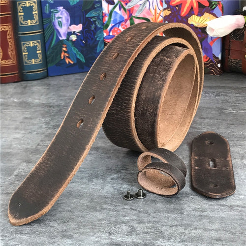 Vintage Ledergürtel ohne Schnallen Herrengürtel Ceinture Homme Retro Herren Ledergürtel ohne Schnallen 95-130CM SP07